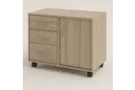 Шкаф-тумба канцелярский 1 из серии Медовая