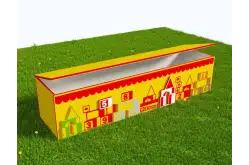 Вечная Лавка-шкаф для хранения игрушек в теневой навес из экопластика Башни1