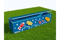 Вечная Лавка-шкаф для хранения игрушек в теневой навес из экопластика Космос