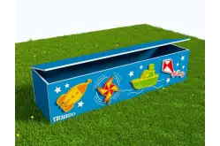 Вечная Лавка-шкаф для хранения игрушек в теневой навес из экопластика Мои игрушки1