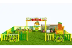 Методическая площадка Сад и огород из Экопластика и нержавеющей стали С051