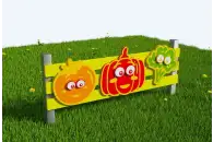 Забор из экопластика Огородный 1