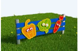 Забор из экопластика Огородный 21