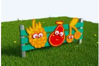 Забор из экопластика Огородный 6