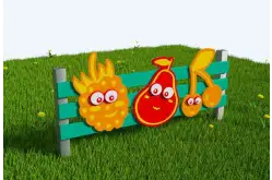 Забор из экопластика Огородный 61