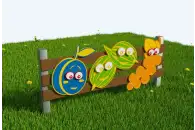 Забор из экопластика Огородный 7