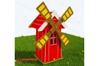 Интерактивный модуль «Мельница» из экопластика и нержавеющей стали