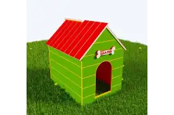 Модуль «Будка Шарика» из экопластика и нержавеющей стали1