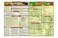 Комплект раздаточных таблиц по биологии