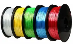 Комплект расходных материалов для 3D принтера (не менее 5 катушек PLA 1.75 разного цвета)1