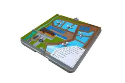 Макет промышленного прудового рыбного хозяйства1