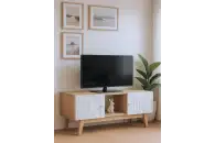 Тумба под ТВ белый/сонома