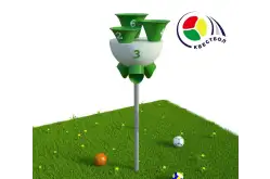 Квестбол (полусфера) модель 4 с прямыми трубами и воронками1