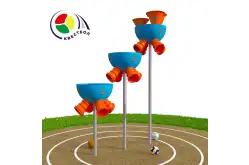 Квестбол (полусфера) модель 6 с фигурными трубами (3 шт) и воронками1