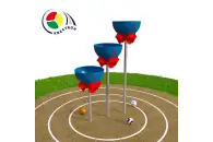 Квестбол (полусфера) модель 7 с прямыми трубами (3 шт)