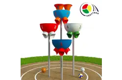 Квестбол (полусфера) модель 10 с прямыми трубами (4 шт)1