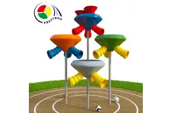 Квестбол (космическая тарелка) модель 9 с фигурными трубами (4 шт)1