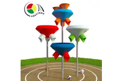 Квестбол (космическая тарелка) модель 10 с прямыми трубами (4 шт)1