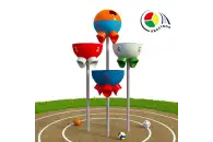 Квестбол (шар) модель 6 с прямыми трубами (4 шт)