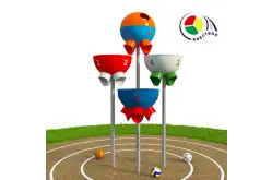 Квестбол (шар) модель 6 с прямыми трубами (4 шт)1