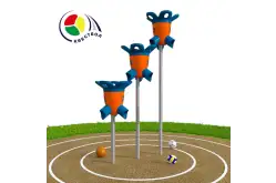 Квестбол (цветок) модель 4 с прямыми трубами (3 шт)1