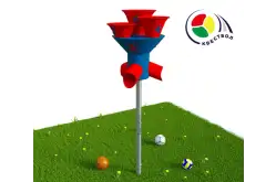 Квестбол (воронка) модель 4 с прямыми трубами и воронками1