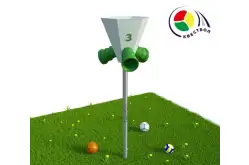 Квестбол (пирамида) модель 1 с фигурными трубами1