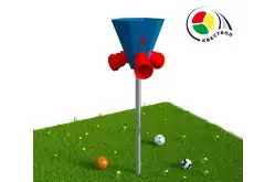 Квестбол (пирамида) модель 2 с прямыми трубами1