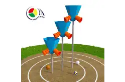 Квестбол (пирамида) модель 3 с фигурными трубами (3 шт)1