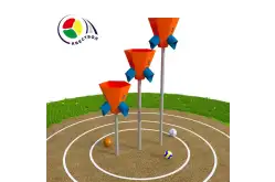 Квестбол (пирамида) модель 4 с прямыми трубами (3 шт)1