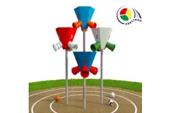 Квестбол (пирамида) модель 5 с фигурными трубами (4 шт)1