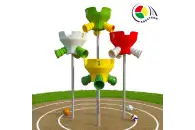 Квестбол (тетрайдер) модель 5 с фигурными трубами (4 шт)