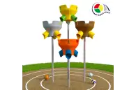 Квестбол (тетрайдер) модель 6 с прямыми трубами (4 шт)