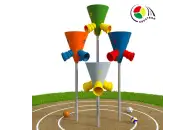 Квестбол (рупор) модель 5 с фигурными трубами (4 шт)