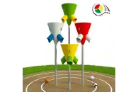 Квестбол (рупор) модель 6 с прямыми трубами (4 шт)