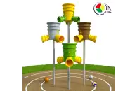 Квестбол (гафре) модель 5 с фигурными трубами (4 шт)