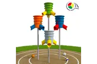 Квестбол (гафре) модель 6 с прямыми трубами (4 шт)