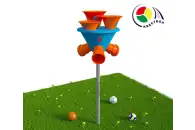 Квестбол (усеченый конус) модель 3 с фигурными трубами и воронками