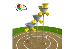 Квестбол (усеченый конус) модель 6 с фигурными трубами (3 шт) и воронками1