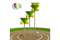 Квестбол (усеченый конус) модель 8 с прямыми трубами (3 шт) и воронками