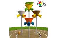 Квестбол (усеченый конус) модель 9 с фигурными трубами (4 шт)