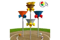 Квестбол (усеченый конус) модель 10 с прямыми трубами (4 шт)