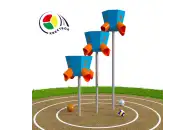 Квестбол (призма) модель 4 с прямыми трубами (3 шт)