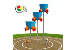 Квестбол (призма) модель 4 с прямыми трубами (3 шт)1