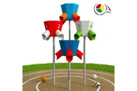 Квестбол (призма) модель 6 с прямыми трубами (4 шт)