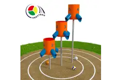 Квестбол (цилиндр) модель 4 с прямыми трубами (3 шт)1