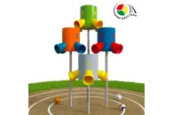 Квестбол (цилиндр) модель 5 с фигурными трубами (4 шт)