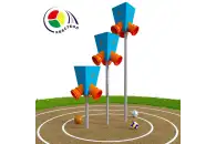 Квестбол (треугольник) модель 3 с фигурными трубами (3 шт)