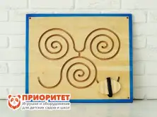 Панель-лабиринт «Рисуем ногами №2 Бабочка»1