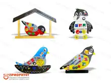 Набор бизибордов Птицы России №31